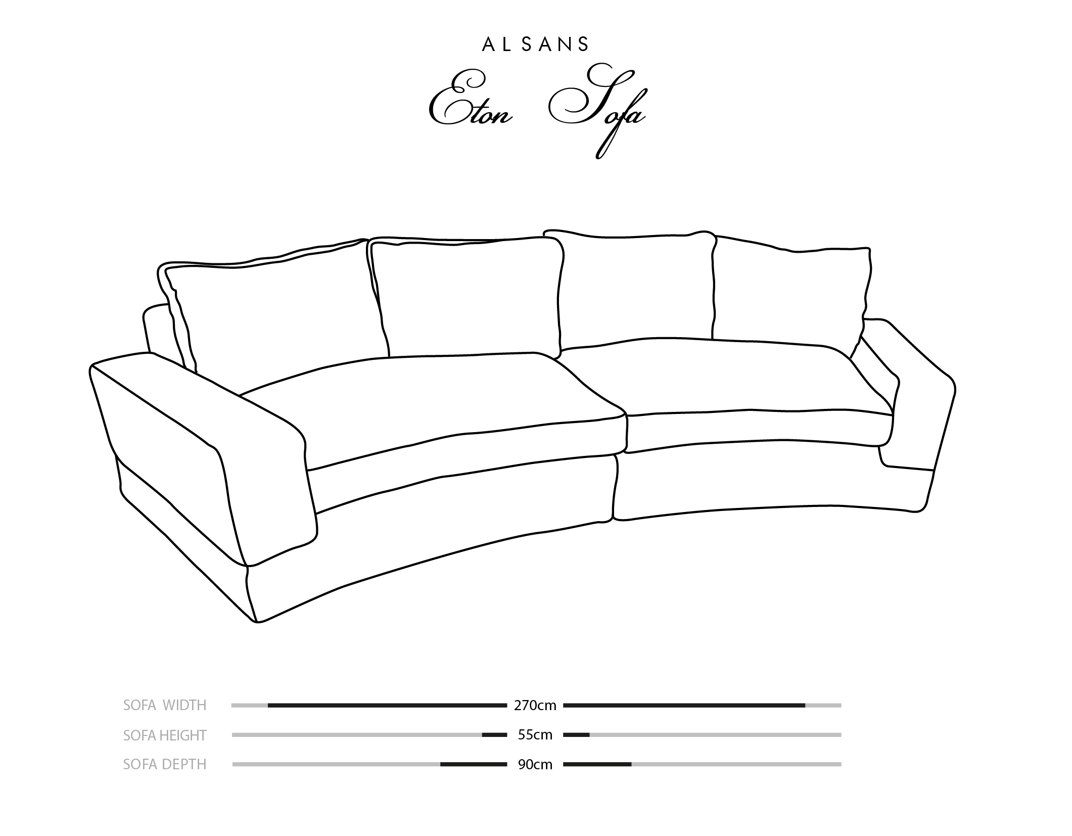 Eton Sofa Dimensions