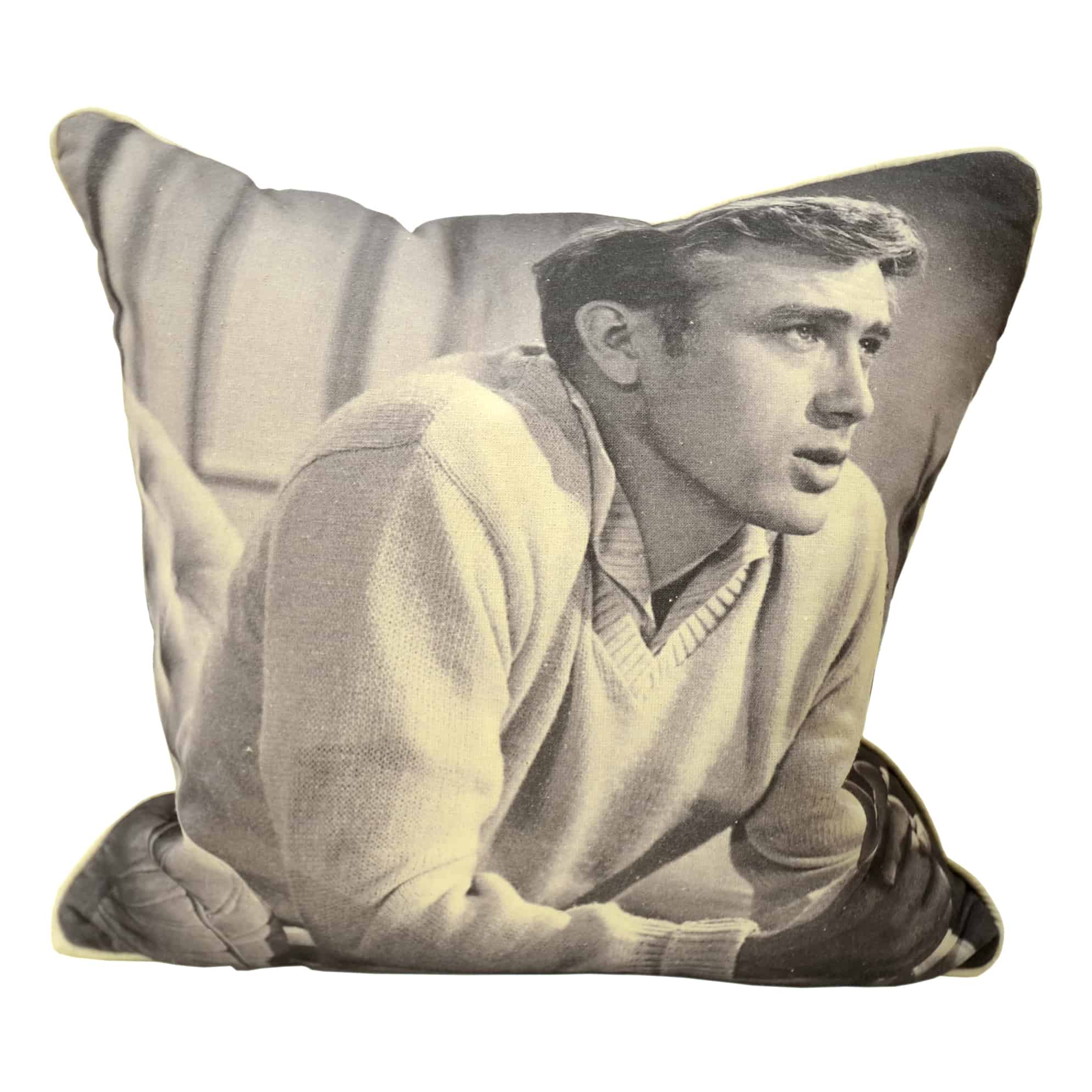 James Dean cushion black and white bespoke print