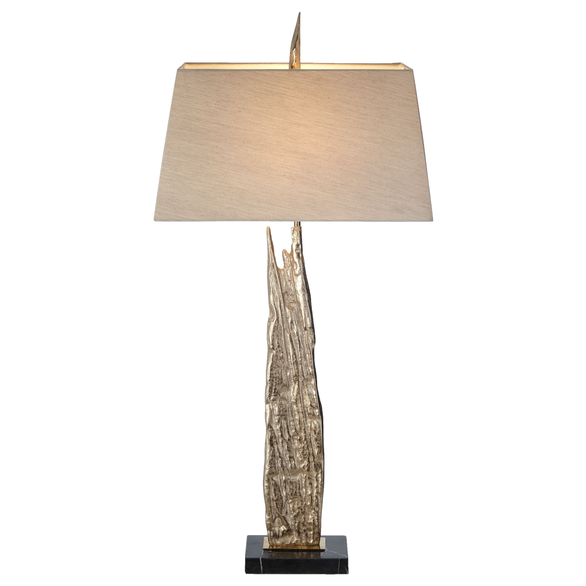 Albi Table Lamp marble base gold shard