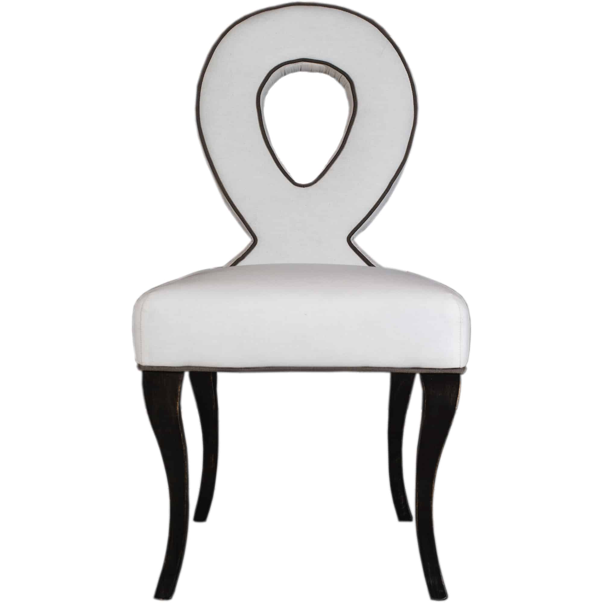 infinity dining chair front view white background